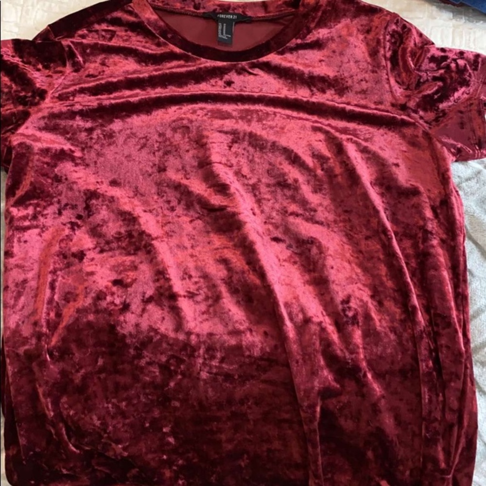 Velvet shirt